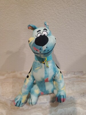 Scooby Doo Plush Rainbow Tie Dye Zig Zag Toy Factory