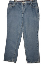 Tommy Hilfiger Size 16 R Women's Classic Fit Jeans Light Wash Blue Denim EUC
