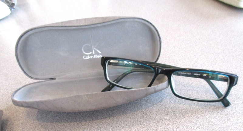 Calvin Klein Eye Frames Eyeglasses in Box Black Green CK5674