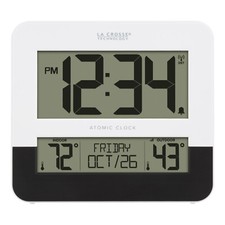 BBB82684 La Crosse Technology Atomic Digital Wall Clock TX141-BV2 - Open Box