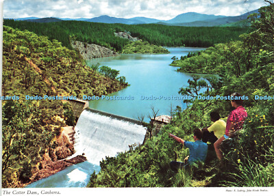 D190324 Canberra. The Cotter Dam. John Hinde. E. Ludwig