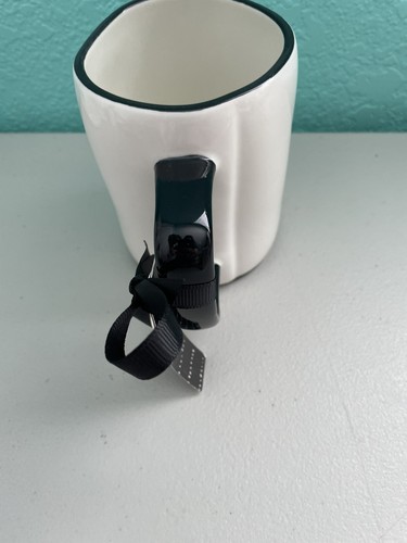 RAE DUNN Farmhouse "BAKER" Coffee Mug Black Handle & Rolling Pin NEW 2024 - Picture 3 of 6
