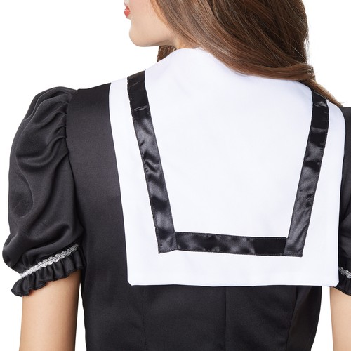 Damen Kostüm Seemann Kleid Navy Matrosin Matrose Karneval Verkleidung - Bild 7 von 44