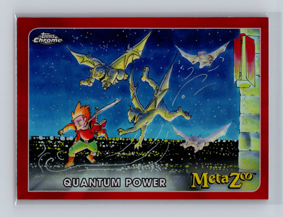 2022 Topps Chrome MetaZoo Lore Insert #L10 Quantum Power