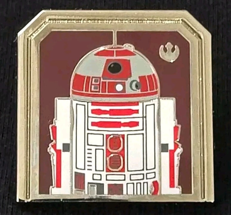 2024 Disney WDW Hidden Mickey Star Wars Icon Droids R2-A3 Droid Red HM Pin