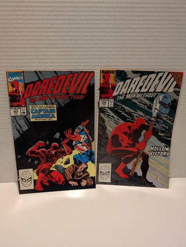 Vtg Lot Of 2 DAREDEVIL VOL # 276, 283 Comic Books 1986
