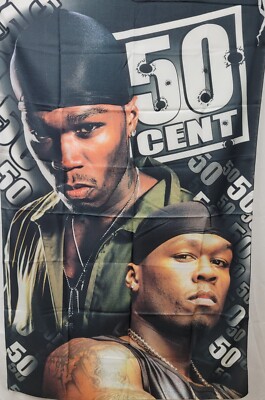 BEAUTIFUL 50 CENT RAPPER MUSIC CHAMBER FLAG Curtis James Jackson TOUR