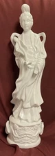 Vintage Porcelain Kwan Yin Guanyin Mother of Mercy Artmark Statuesque Figurine