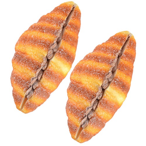 2pcs Realistic Bread Model Fake Bread Decoration Simulation Realistic Bread - Photo 10/12