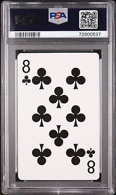 Lot of (2) 1956 NMMM Marilyn Monroe Playing Cards with 2 & 4 of Clubs (PSA  9)