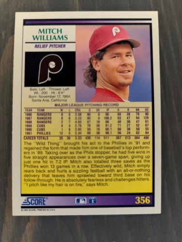 1992 Score Baseball Cards - Mix & Match cards to save up to 40% off! - Picture 27 of 89