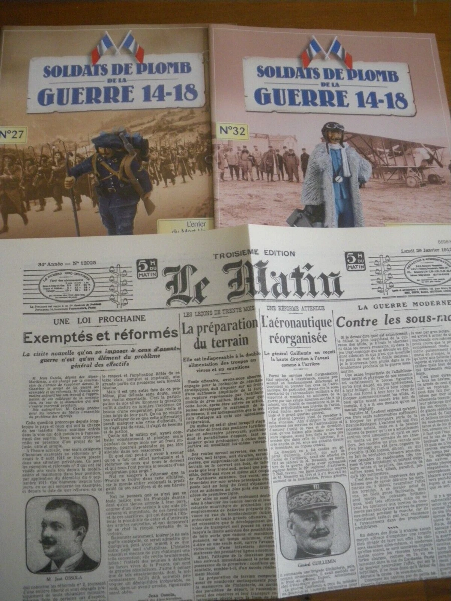 Lot De 52 Soldats De Plomb - Guerre 14-18 - Sous Blister - Occasion