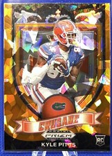 KYLE PITTS 2021 Prizm Draft Picks Crusade ORANGE Cracked Ice RC Falcons Rookie