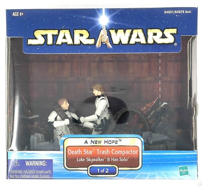 Star Wars Trash Compactor Set Diorama Luke Han Leia Chewbacca