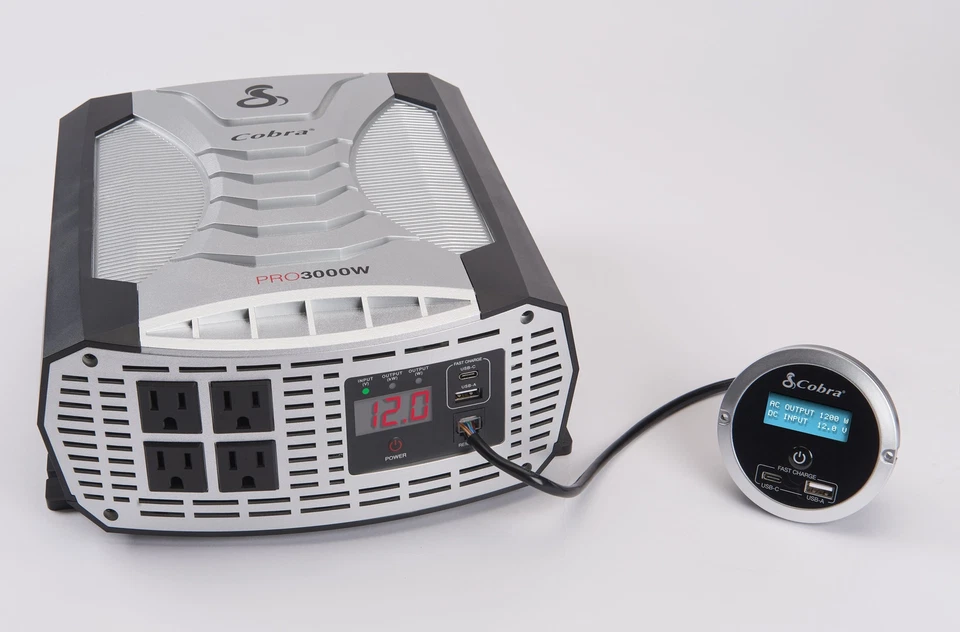 Cobra PRO 3000W Professional Grade 3000 Watt Power Inverter W/ Remote Control - Image 3 of 4