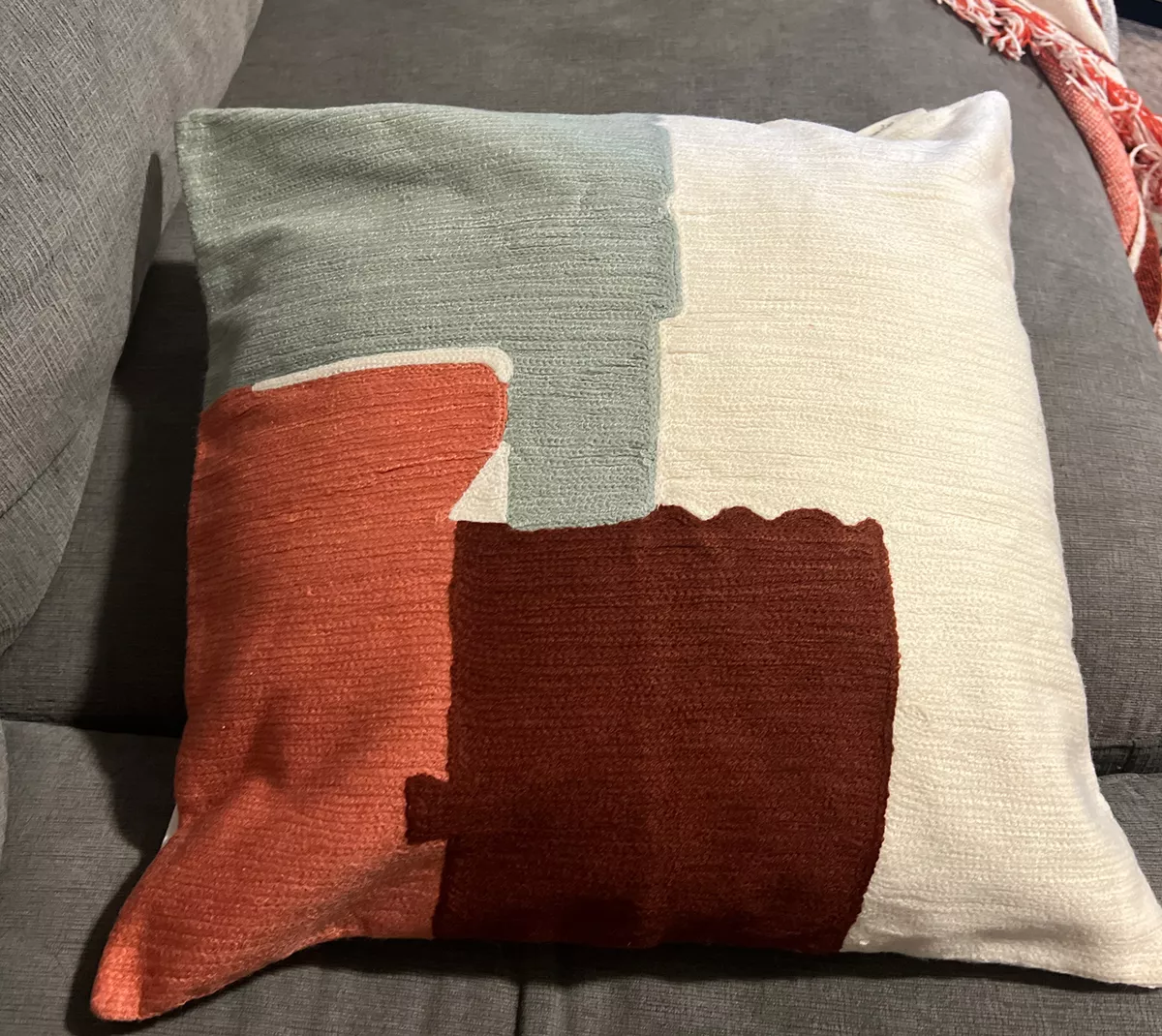 WEST ELM throw pillow cover case Alan Stripes Abstract New