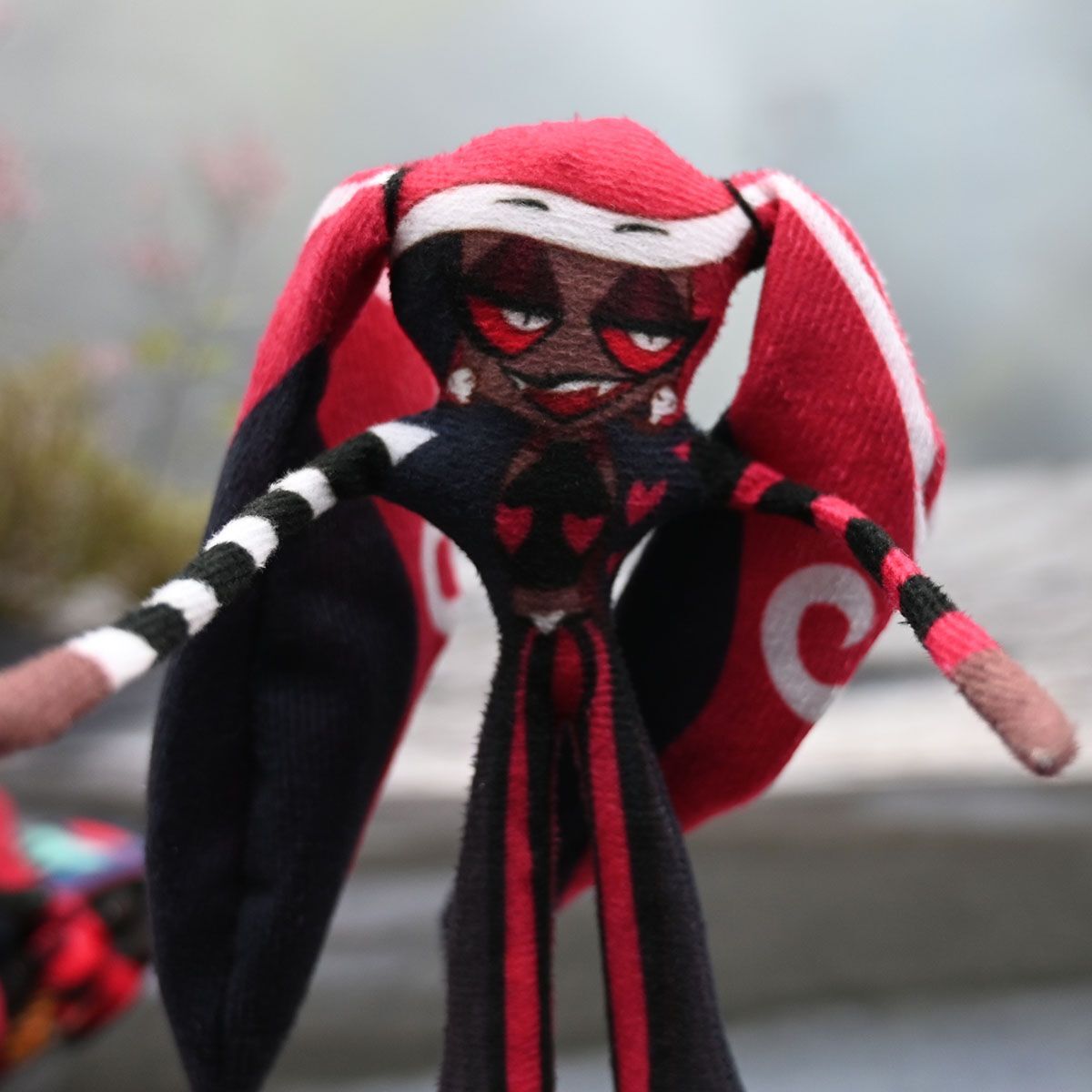28CM Hazbin Hotel Velvette Funny Anime Plush Doll Prop Toys