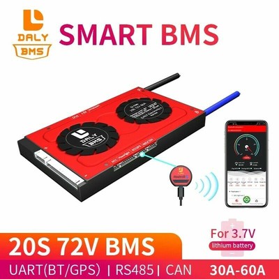 Smart BMS 20S 72V 30A 40A 60A  Li-ion Battery Protection Board UART/ 485/ CAN
