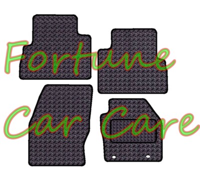 FOR FORD C-MAX 2011-2013 Oval Clip FULLY TAILORED RUBBER MAT in 3MM, 5MM Thick