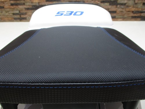 sella scooter yamaha t max 500 530 rifoderata dal 2008 al 2016 nera bianca blu - Foto 5 di 9