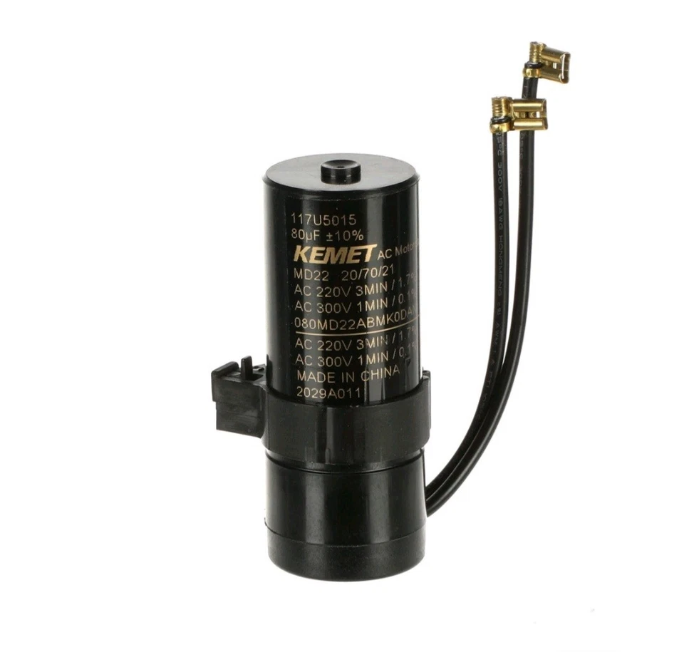 Kemet Frigoglass Compressor Capacitor 117U5015 80Mf Secop Nl8.4 M