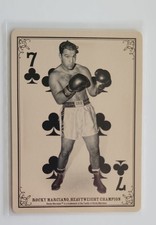2013 Panini Golden Age - Playing Cards Rocky Marciano 7 Of Clubs #7C