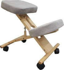 Ergonomic Grey kneeling chair office study UK seller