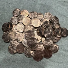 Two 1995 Lincoln Cent Rolls Uncirculated