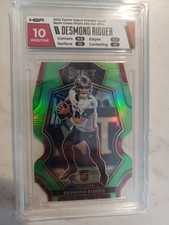 2022 Panini Select Premier Level Neon Green Die-cut Desmond Ridder RC /299
