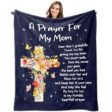 Gifts for Mom, Mom Birthday Gifts, Gifts for Moms 50"x60 Flower-prayer Mom