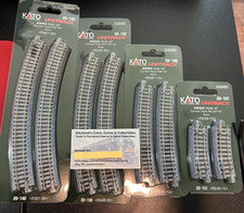 Kato N UniTrack 4 Packages Different Curved Track 16 pcs Total - New