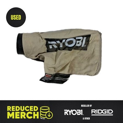 Ryobi OEM 39820001064 Sander Dust Bag BE319 W/SCRUFFS AND SCRATCHES