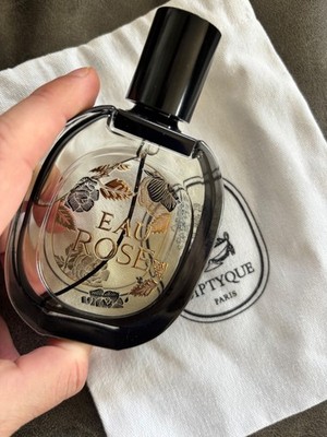 Diptyque Perfume Eau Rose Limited Edition Gold Bottle Collectors Piece Brand New