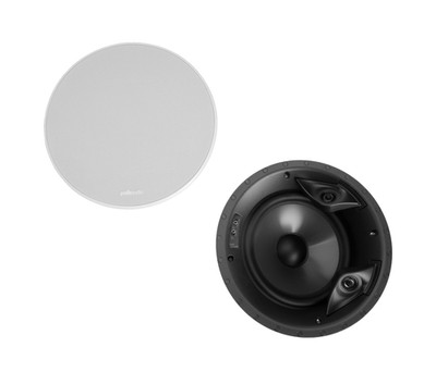 Polk 80 F/X-LS Vanishing Series High-Quality 8 Inch In-Ceiling Speakers - White
