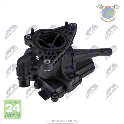 Termostato acqua AJS per HYUNDAI SANTA FE TUCSON KONA i20 KIA SPORTAGE SORENTO - Immagine 2 di 4