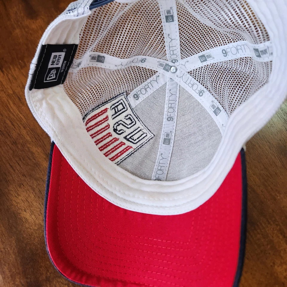 Gorra de fútbol de Estados Unidos para mujer Snapback talla única equipo EE. UU. New Era fútbol olímpico Foto 4 de 4