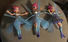 3 Hatchimals Pixie Crystal Flyers Doll Starlight Blue 1 Purple Base Pink Dome