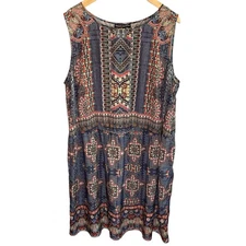 Hemant & Nandita Boho Sleeveless Dress - size 2X