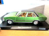 Opel Commodore B Limousine 1972 GrüN Green MCG18565 Mcg 1:18