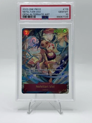 PSA 10 - Nefeltari Vivi OP04-118 Special Parallel Alt Art - One Piece English
