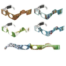 3D Christmas Glasses 5 Pack Holiday Lights Office Party Stocking Stuffers