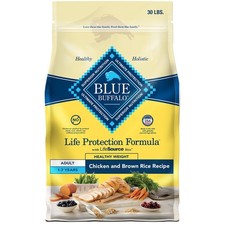 Blue Buffalo Life Protection Formula Chicken Adult Healthy Weight Dry Dog 30 lb