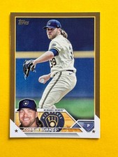 2023 Topps Series 1 #225 Corbin Burnes Milwaukee Brewers Gold /2023  NrMt