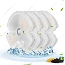 4 Pack Cat Dog Pet Water Drinking Fountain Replacement Filters Activated Carbon