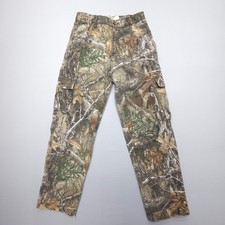 Rustic Ridge Real Tree Edge Camo Cargo Pants Youth Boys XL Adjustable Hunting