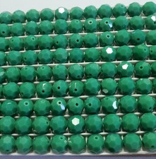 Vintage Swarovski 5000 8mm Round beads, Apple Green 12pcs 