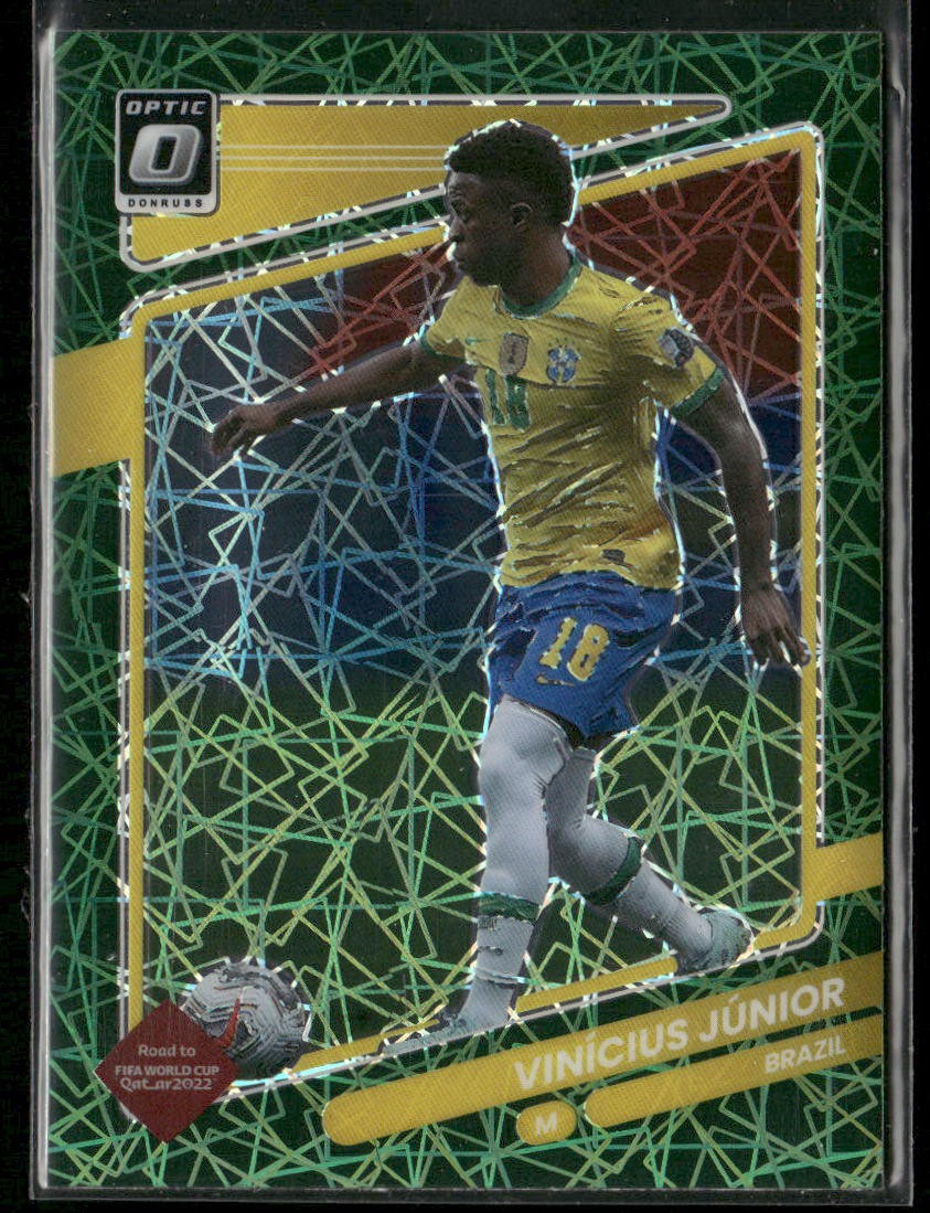 2021-22 Donruss #26 Vinicius Junior Optic Green Velocity