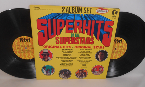 K-TEL Superhits of the Superstars 2x LP Compilation EX 1975 Kool & Gang ...