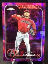 2024 Topps Chrome Eugenio Suarez Magenta Lava /299 #USC74 Diamondbacks