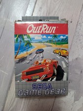Sega Game Gear Out Run Video Game In Box With Manual & Cartridge OutRun 1991